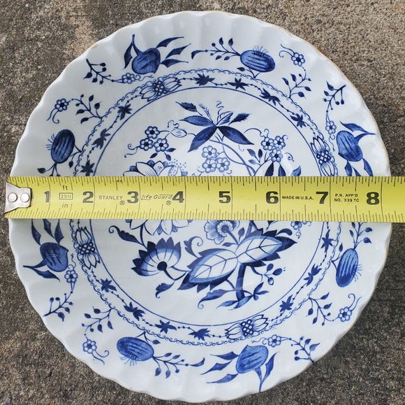 💙🤍Blue Lily bowl🥣 - Picture 3 of 4